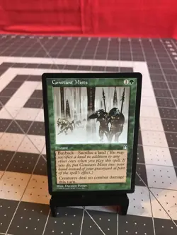 Vintage 1998 MTG Stronghold Constant Mists Card NM - Image 1