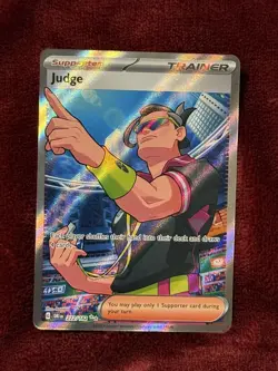 Pokemon TCG Judge 222/182 Destined Rivals Trainer Card - NM - Image 1