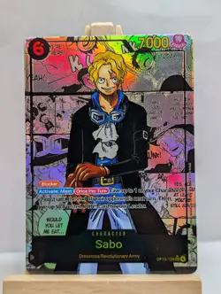 Sabo Manga Alt Rare High Quality Custom Card One Piece OP13-120 - Image 4