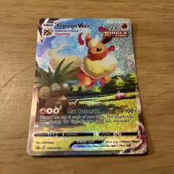 Flareon VMAX SWSH180 Premium Collection Black Star Promo Pokemon Card - Image 1