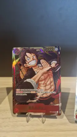 One Piece Card Game Chinese 1st Anniversary Luffy Zoro Sanji Robin Chopper Set - Image 4