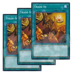 Yugioh - Trade-In x 3 - 1st Edition NM - Plus Free Holo Card - Image 1