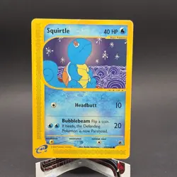 Squirtle 132/165 - Non-Holo Common - Expedition Set - Pokemon Card - Image 1