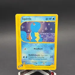 Squirtle 132/165 - Non-Holo Common - Expedition Set - Pokemon Card - Image 2