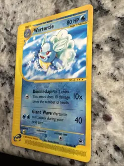 Pokemon Card Wartortle 92/165 Expedition Base Set Non Holo WOTC NM - Image 3