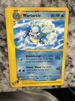 Pokemon Card Wartortle 92/165 Expedition Base Set Non Holo WOTC NM - Image 5