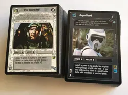 Star Wars CCG 77 Endor + 64 Death Star II Common/Uncommon Cards + Rule Booklet - Image 1