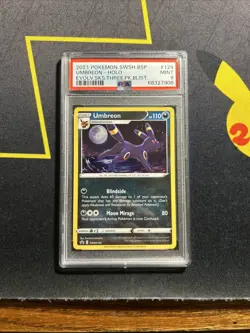 PSA 9 Umbreon SWSH129 -Holo Pokemon Card- Black Star Promo MINT - Image 1