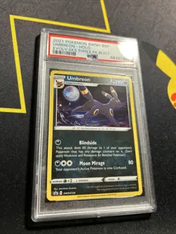 PSA 9 Umbreon SWSH129 -Holo Pokemon Card- Black Star Promo MINT - Image 2