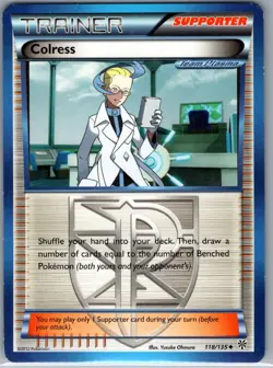 Colress (Team Plasma) 118/135 Non Holo Plasma Storm - Pokemon Card - LP - Image 1