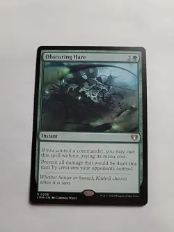 MTG - Obscuring Haze Commander Masters Regular Rare #0308 - Image 1