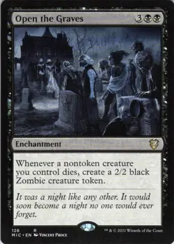 MTG Open the Graves (126) | NM | Cmd Innistrad: Midnight Hunt {MIC} - Image 1