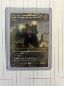 Bio-Quartz SpaceGodzilla Brokkos Apex of Forever - Ikoria - NM MTG - Image 1