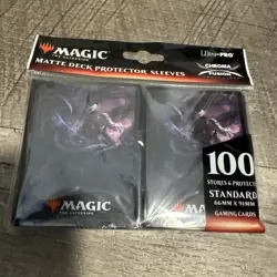 100Ct Theros Beyond Death Ashiok, Nightmare Muse Standard Deck Protector Sleeves - Image 1