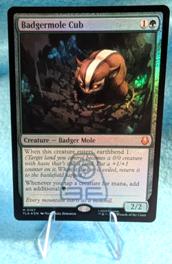 x1 Badgermole Cub (Foil) #167 MTG Avatar: The Last Airbender - #167 - Image 1