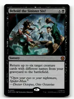 Behold the Sinister Six! 51 Foil M Marvel's Spider-Man - Image 1