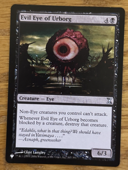 MTG Mystery Booster The List, Evil Eye of Urborg (Time Spiral) - Image 1