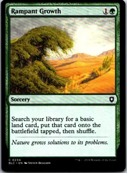 Rampant Growth C Commander: Bloomburrow 234 NM NM-LP - Image 1