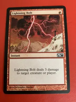 MTG - Lightning Bolt - M11 - LP - Image 1