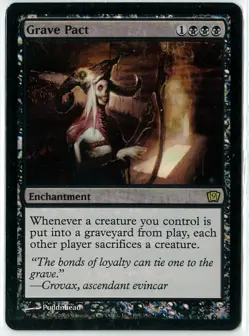 FOIL MTG Grave Pact 9th Edition 9ED English NEAR-MINT - Image 1