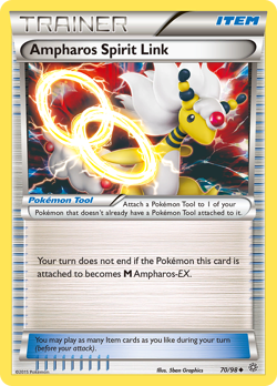 Ampharos Spirit Link 70/98 Uncommon | Ancient Origins | Pokemon Card - Image 1