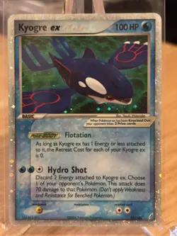 Pokemon TCG Kyogre-EX Crystal Guardians Holo Rare Card 95/100 - Image 1