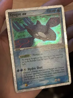 Pokemon TCG Kyogre-EX Crystal Guardians Holo Rare Card 95/100 - Image 3