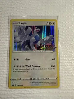 Pokemon TCG Lugia SWSH069 Vivid Voltage Stamped Promo Near Mint Free Shipping - Image 1