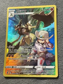 Kleavor TG08/TG30 Trainer Gallery Full Art Rare Pokemon Card Holo Astral Radianc - Image 3