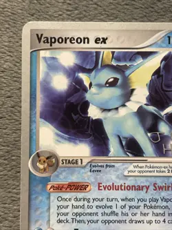 Vaporeon ex 110/113 Jun Haseve World Championships 2007 Pokemon Card - Image 2