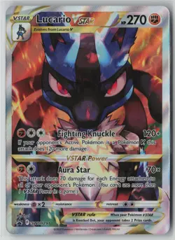Lucario VSTAR SWSH291 Promo SWSH Black Star Pokemon TCG Near Mint (NM) 1 - Image 1