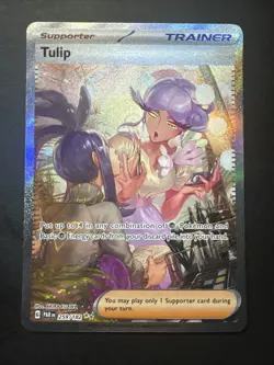 Pokemon TCG Tulip 259/182 Paradox Rift Sir Trainer NM Condition - Image 1