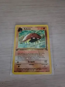 Pokemon Fossil Set 1st Edition Kabuto 50/62 Vintage WOTC 1999 LP Condition - Image 1
