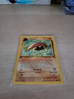Pokemon Fossil Set 1st Edition Kabuto 50/62 Vintage WOTC 1999 LP Condition - Image 2