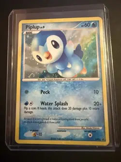 Piplup (DP03) Pokemon Promo - Holo Black Star Rare - TCG [LP] - Image 1