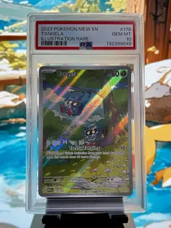 2023 POKEMON MEW EN-151 ILLUSTRATION RARE #178 TANGELA PSA 10 - Image 1
