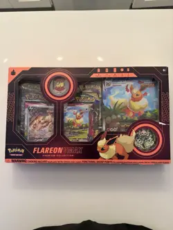 Pokemon TCG FLAREON VMAX Premium Collection Evolving Skies 2022 *Factory Sealed* - Image 1