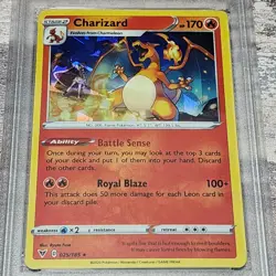 Pokemon Vivid Voltage Charizard Cracked Ice Holo 25/185 PSA 9 Mint Graded TCG - Image 5