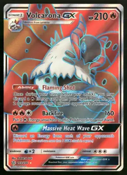 Volcarona GX (Full Art) Ultra Rare SM - Cosmic Eclipse 213/236 NM Pokemon TCG - Image 1