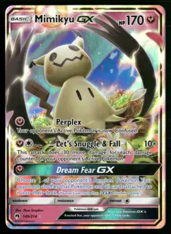 Mimikyu GX Ultra Rare SM - Lost Thunder 149/214 NM Pokemon TCG - Image 1
