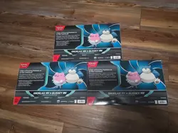 Pokemon TCG Snorlax ex & Blissey ex Special Collection Box Lot of 3 - Sealed NIB - Image 2