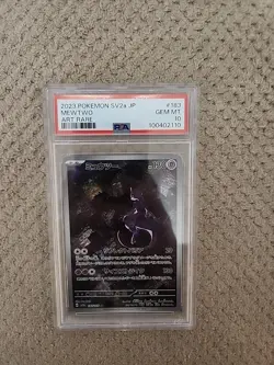 2023 Pokemon Scarlet & Violet 151 (Japanese) Mewtwo Art Rare #183/165 PSA 10 - Image 1