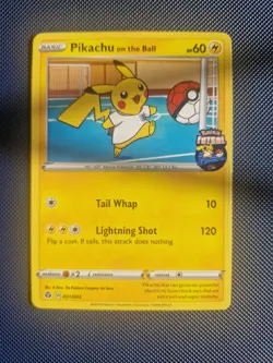 Pikachu Sobble Scorbunny Eevee Grookey On The Ball Pokemon Futsal Promo NearMint - Image 2