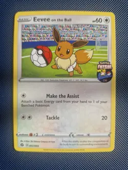 Pikachu Sobble Scorbunny Eevee Grookey On The Ball Pokemon Futsal Promo NearMint - Image 4