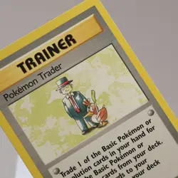 Pokemon TCG - Pokemon Trader 77/102 Base Set Rare WOTC 1999 - MP - Image 1