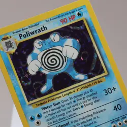 Pokemon TCG - Poliwrath 13/102 Base Set Holo Rare WOTC 1999 - EXC/NM - Image 1