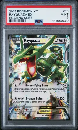 2015 Pokemon Xy Roaring Skies Rayquaza Ex Roaring Skies PSA 9 - Image 1