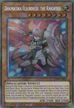 Dogmatika Fleurdelis, the Knighted Starlight Rare Yugioh Chronicles Deck CH01 - Image 1