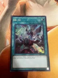 Quick Launch Secret Rare CIBR-EN056 MISPRINT Name Missing Near Mint Yugioh - Image 1