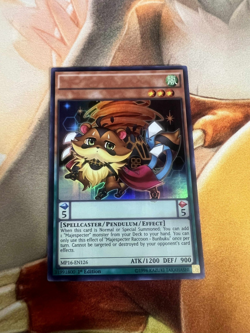 Majespecter Raccoon - Bunbuku Ultra MISPRINT No Name MP16-EN126 Near Mint Yugioh - Image 1
